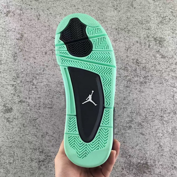 Authentic Air Jordan 4 Green Glow